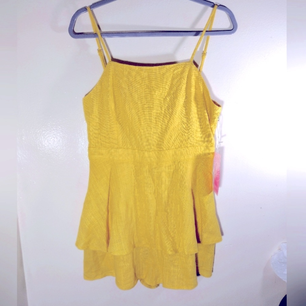 Fashion on Earth (Nordstrom) Yellow Romper